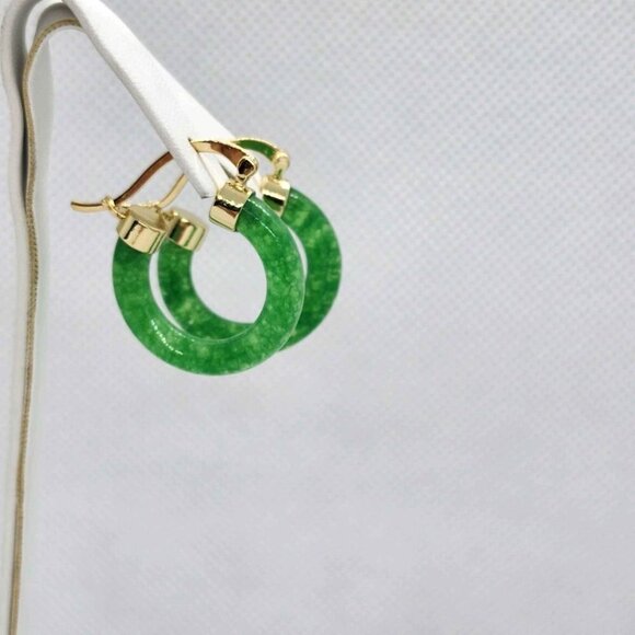 Brand NEw JADE Earrings - Picture 3 of 4